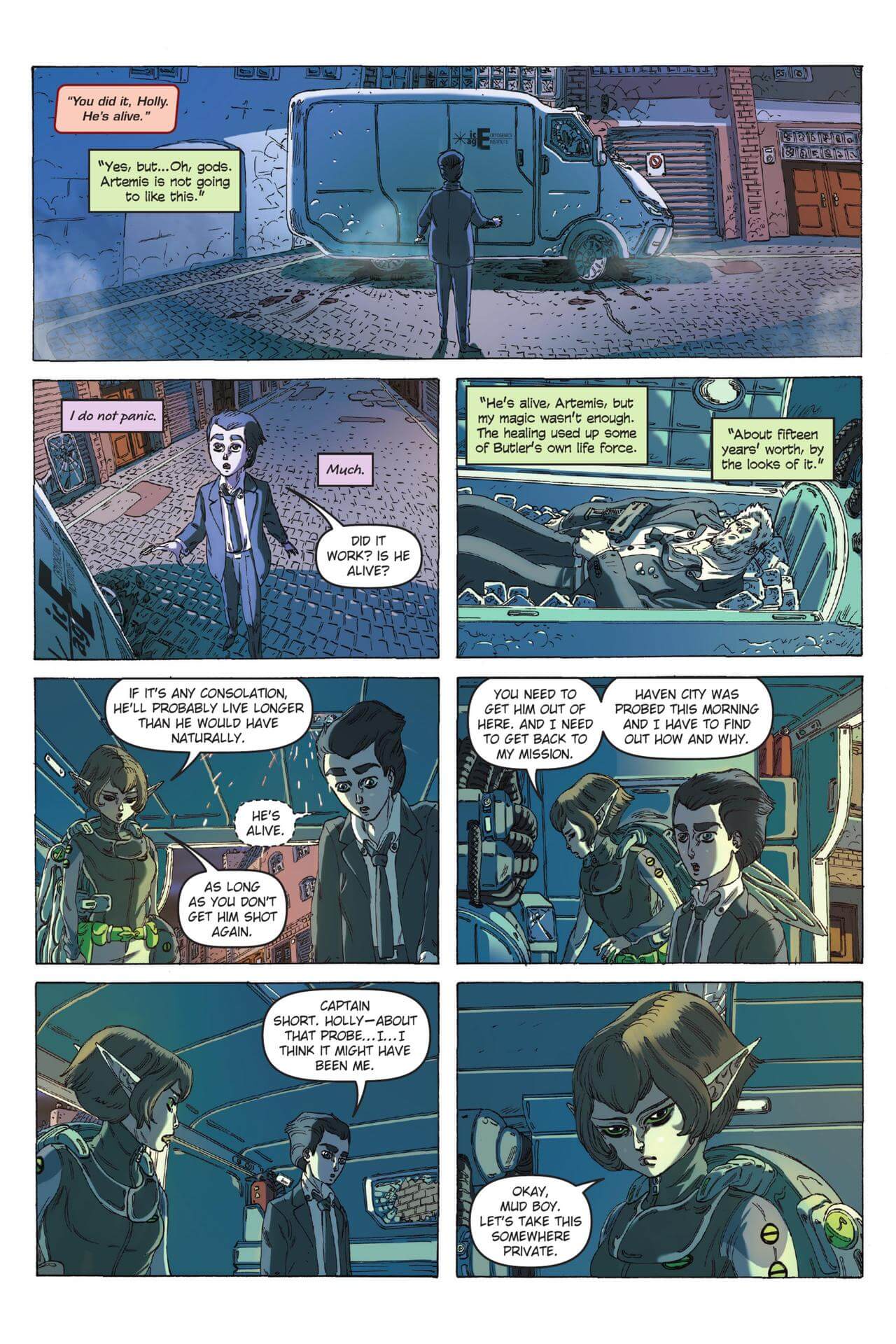 page 39 of artemis fowl eternity code graphic novel