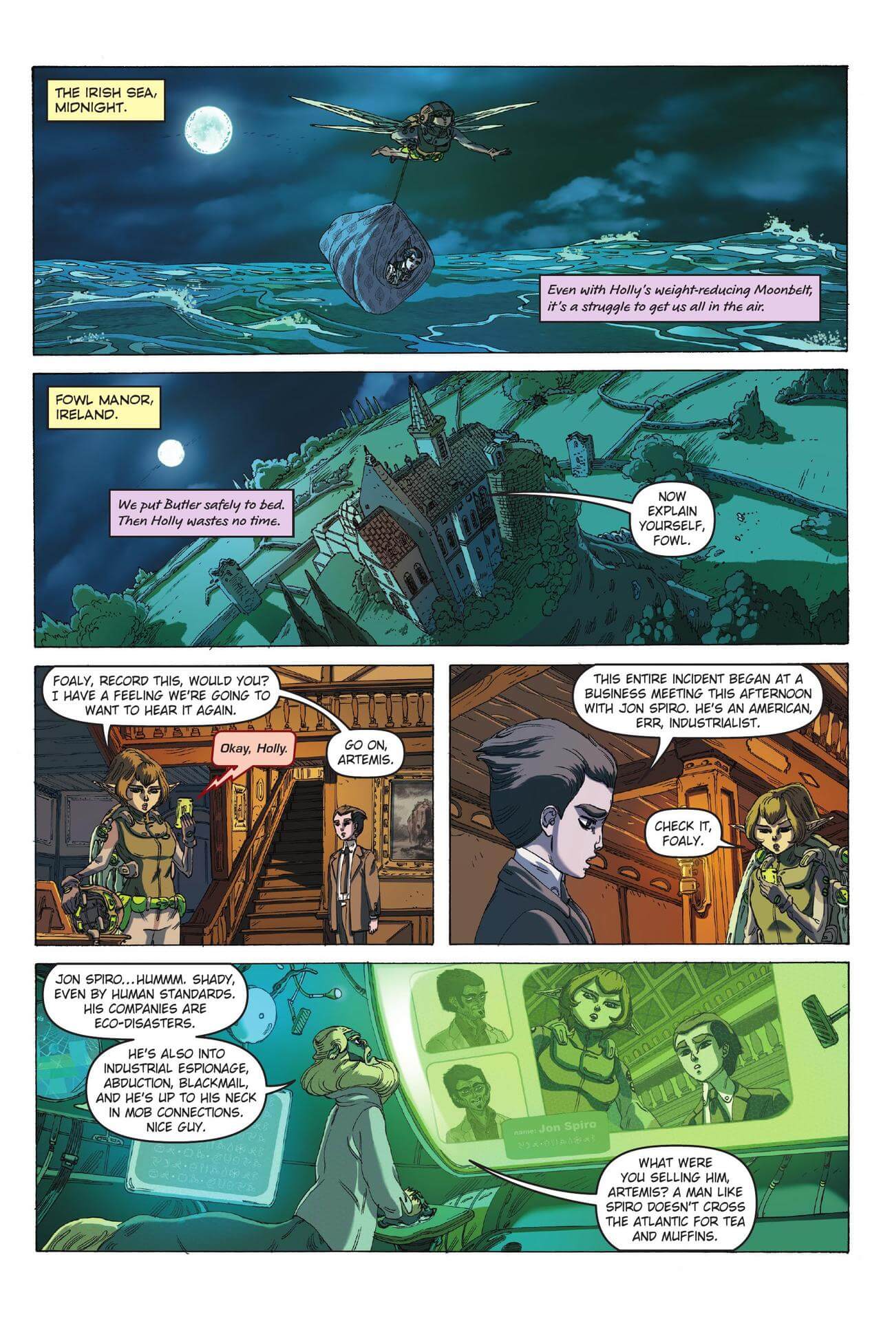page 40 of artemis fowl eternity code graphic novel
