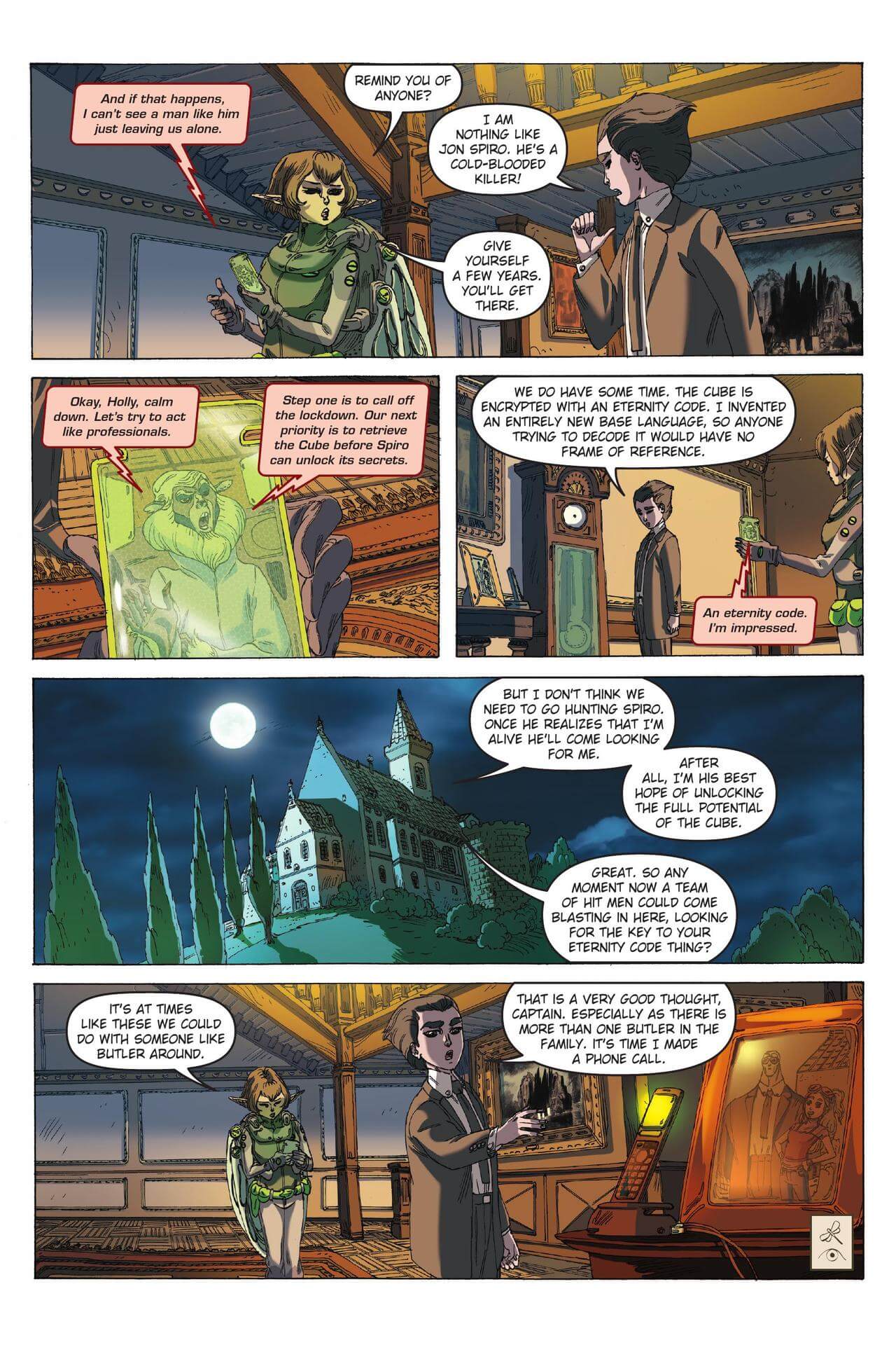 page 42 of artemis fowl eternity code graphic novel
