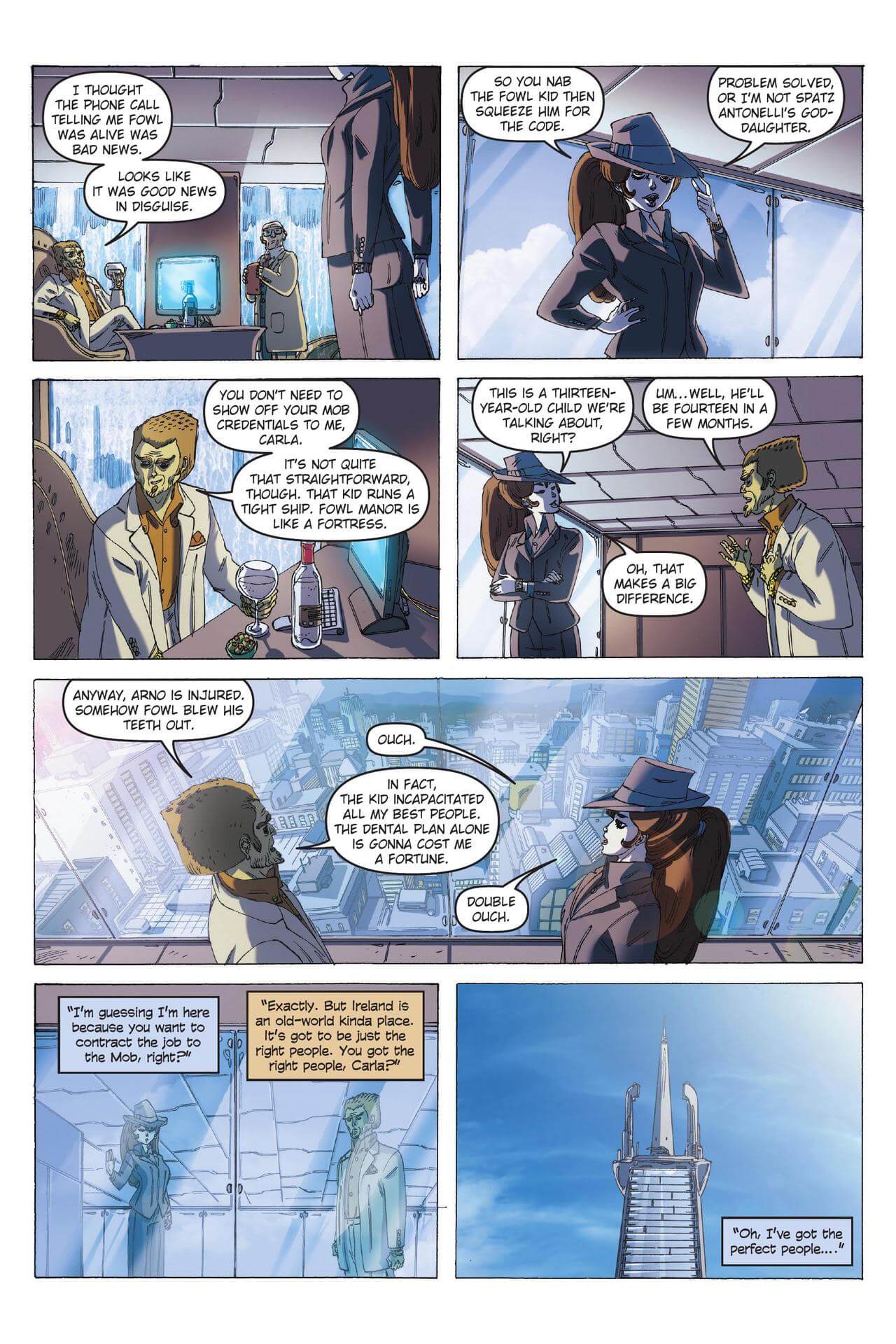 page 49 of artemis fowl eternity code graphic novel