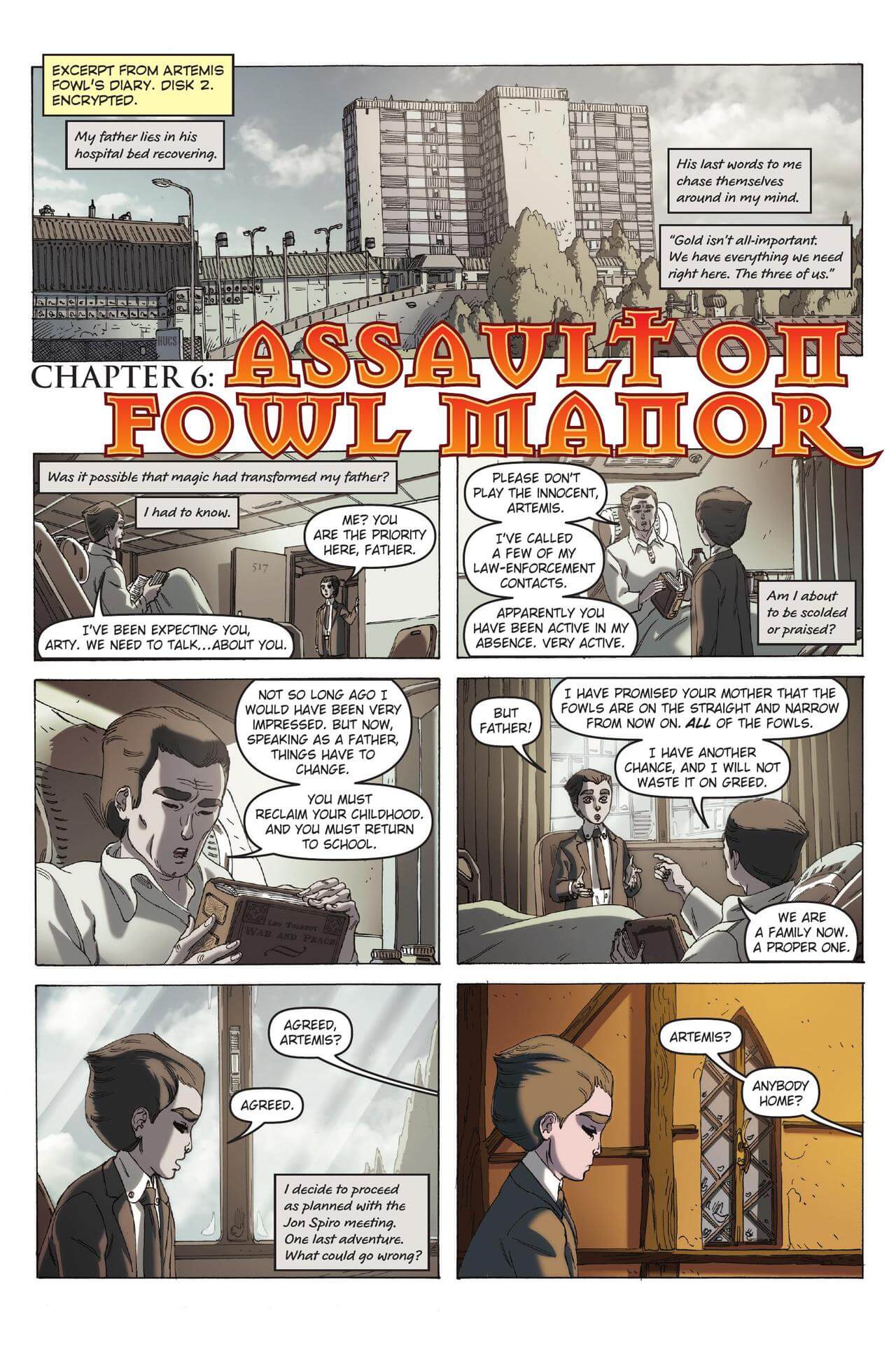 page 53 of artemis fowl eternity code graphic novel