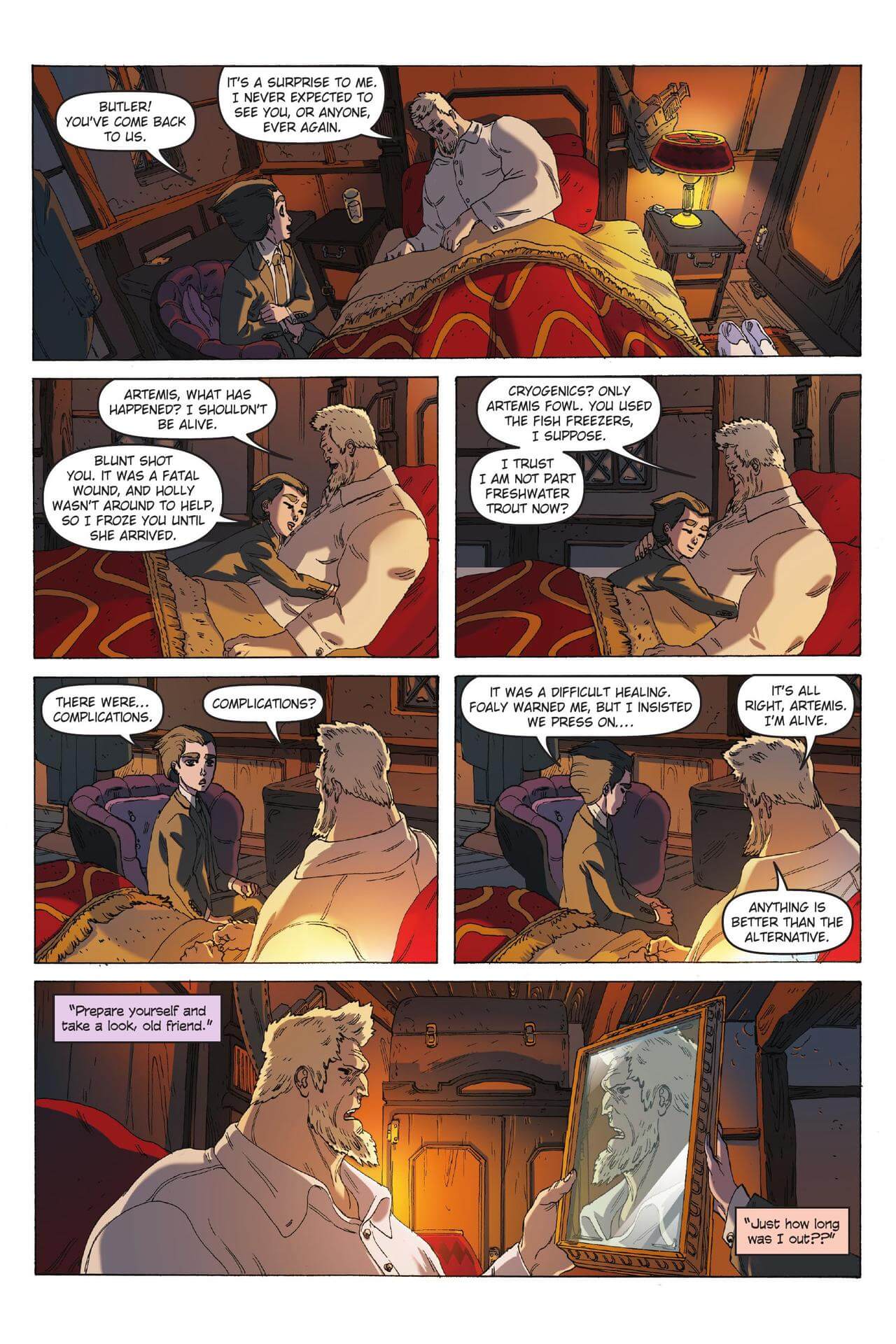 page 54 of artemis fowl eternity code graphic novel