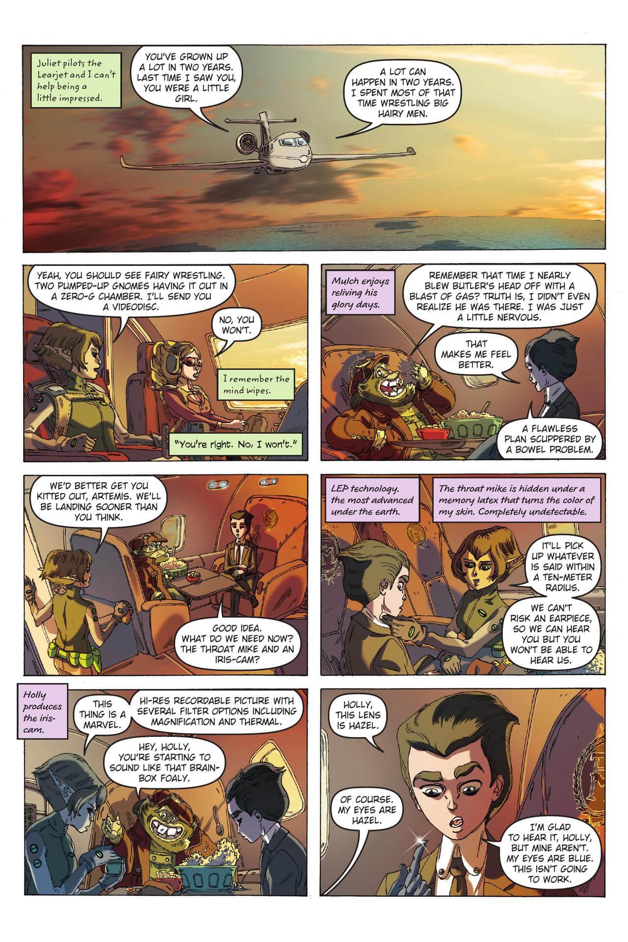 page 69 of artemis fowl eternity code graphic novel