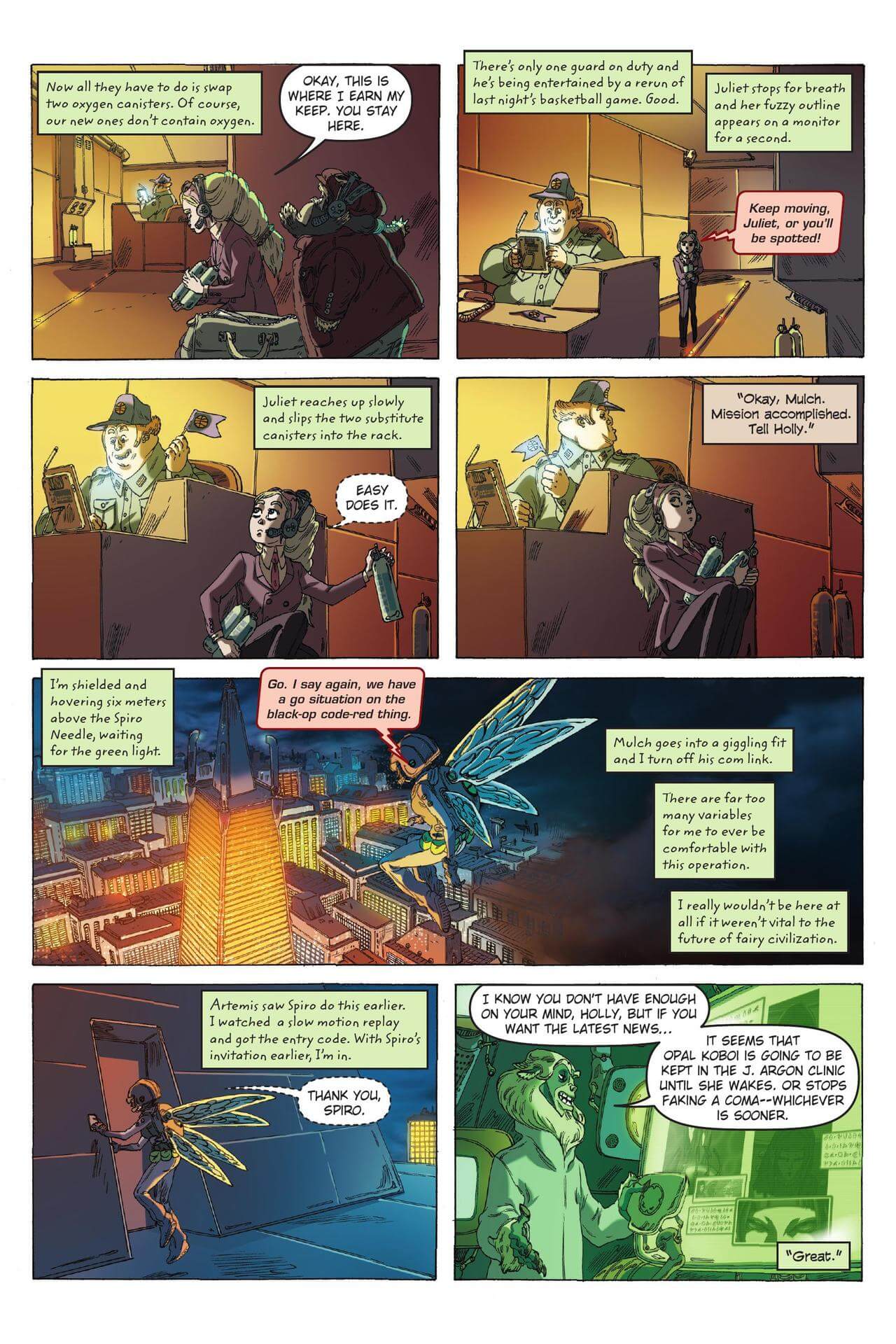 page 83 of artemis fowl eternity code graphic novel