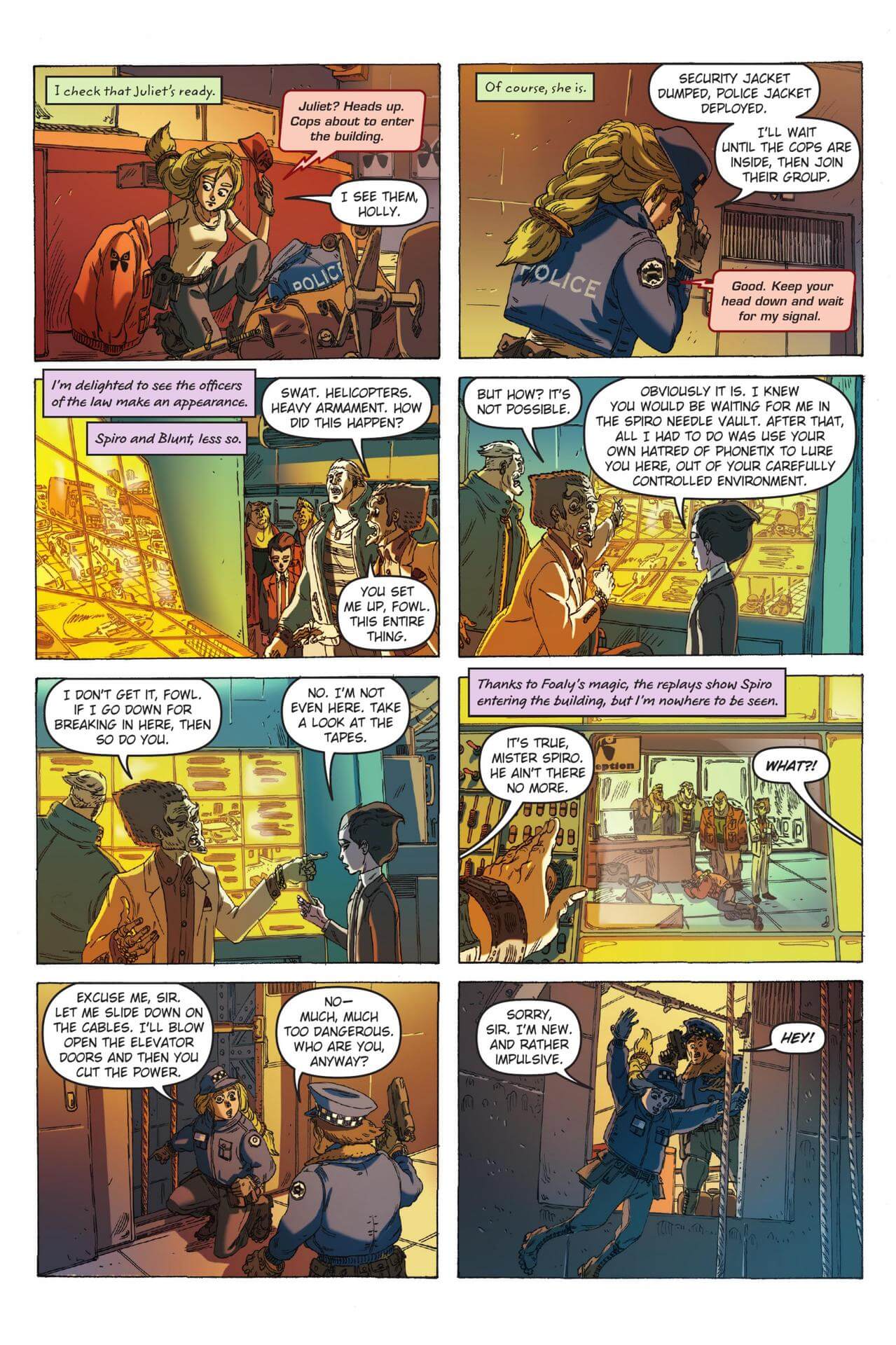 page 95 of artemis fowl eternity code graphic novel