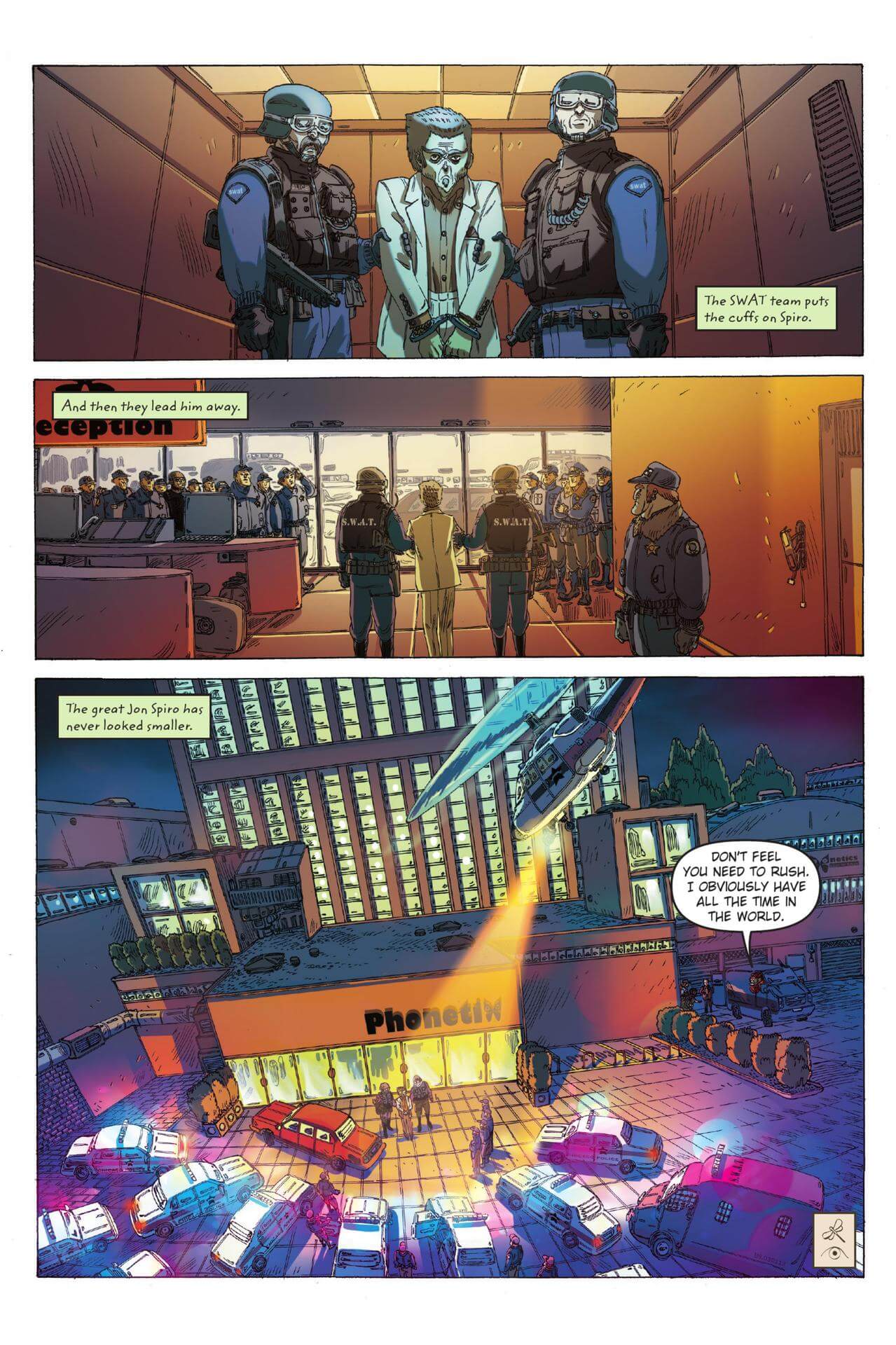 page 100 of artemis fowl eternity code graphic novel