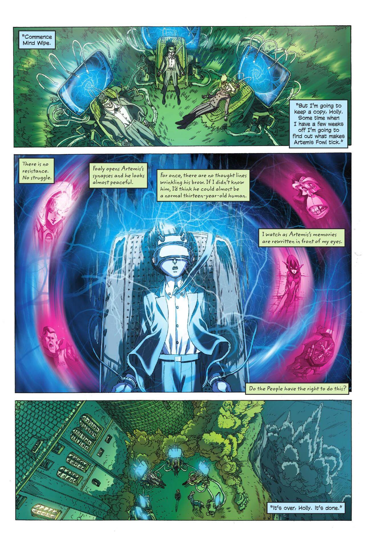 page 106 of artemis fowl eternity code graphic novel