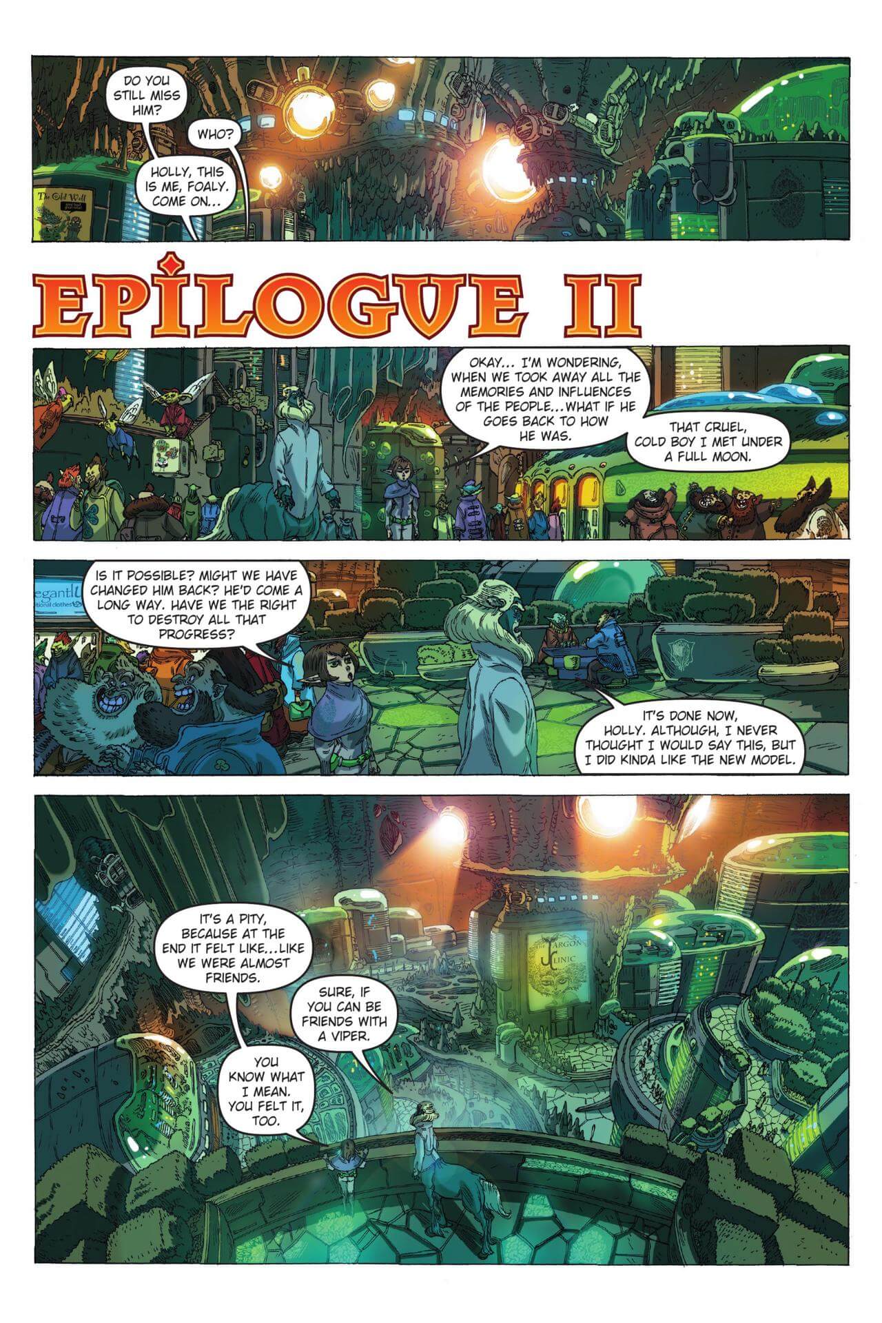 page 110 of artemis fowl eternity code graphic novel