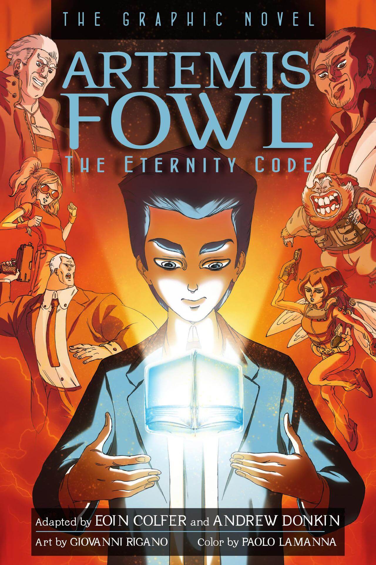 cover of artemis fowl eternity code graphic novel