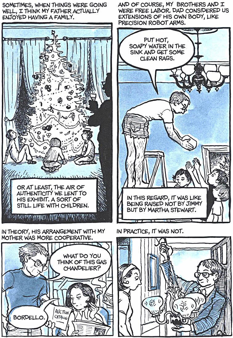 page 12 of fun home a family tragicomic graphic novel