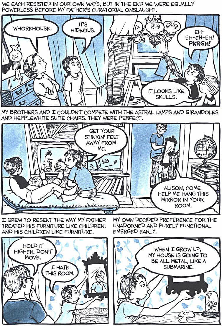 page 13 of fun home a family tragicomic graphic novel