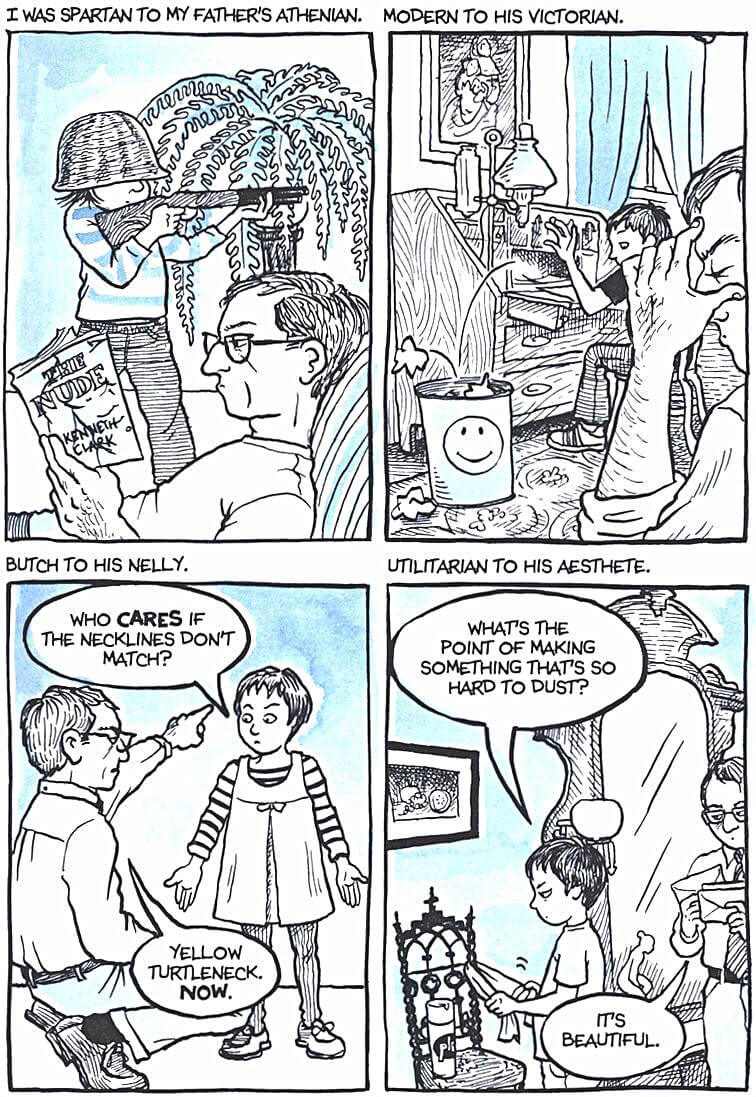 page 14 of fun home a family tragicomic graphic novel