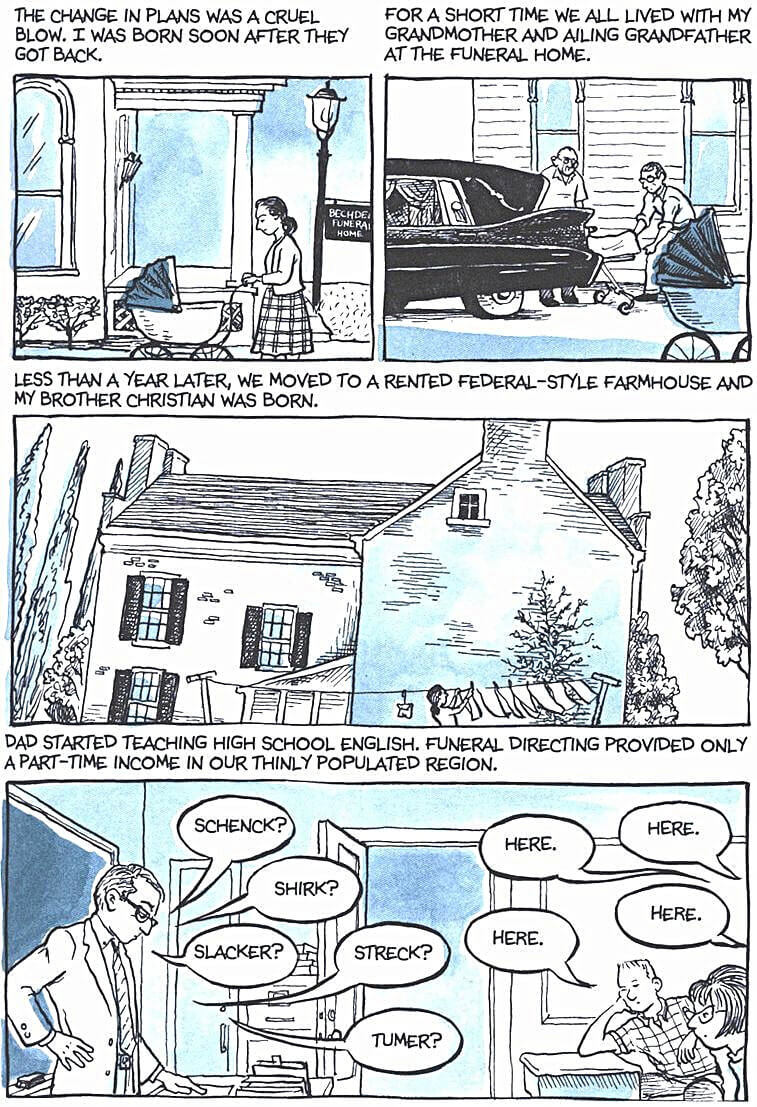 page 30 of fun home a family tragicomic graphic novel