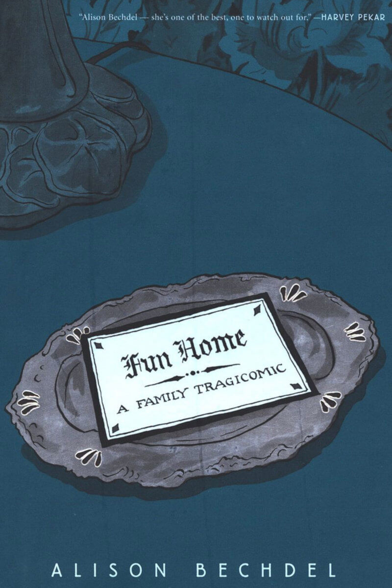 cover page of fun home a family tragicomic graphic novel
