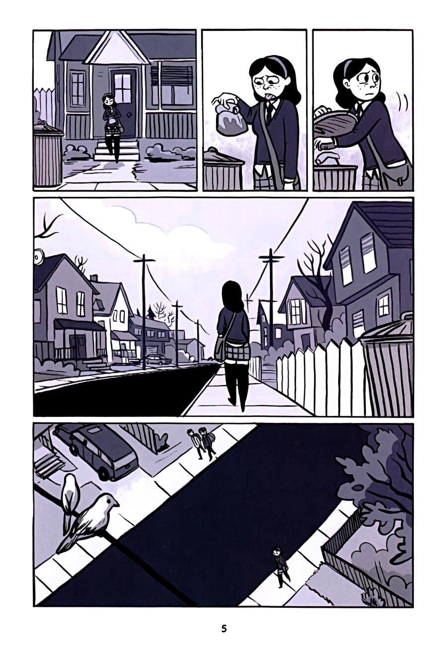 page 5 of anya's ghost graphic novel