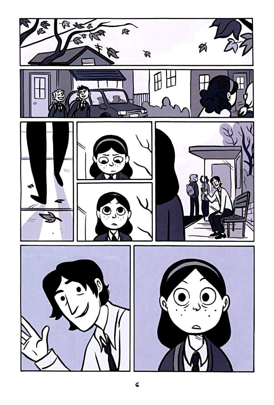 page 6 of anya's ghost graphic novel