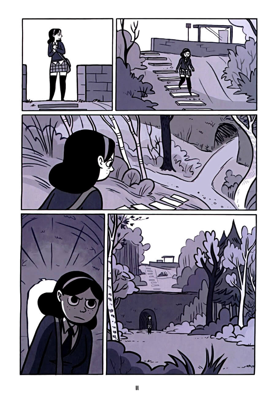 page 11 of anya's ghost graphic novel