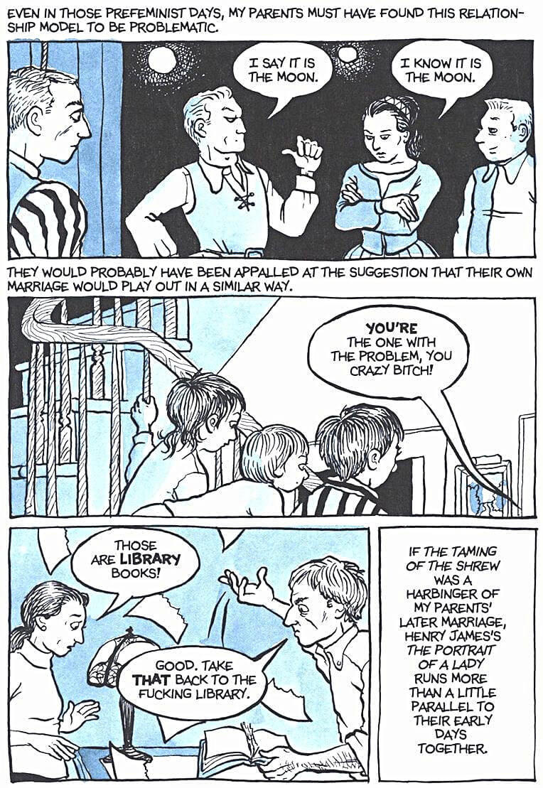 page 66 of fun home a family tragicomic graphic novel