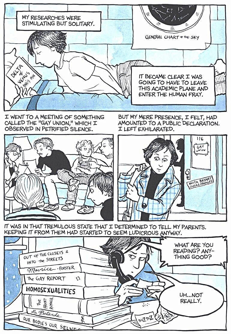 page 72 of fun home a family tragicomic graphic novel