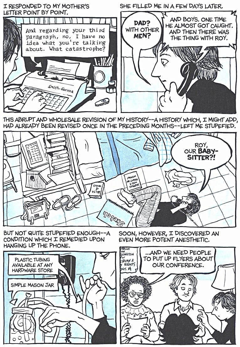 page 75 of fun home a family tragicomic graphic novel
