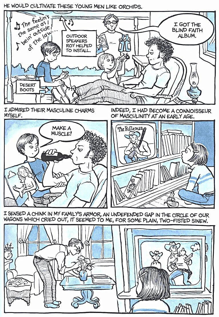 page 90 of fun home a family tragicomic graphic novel