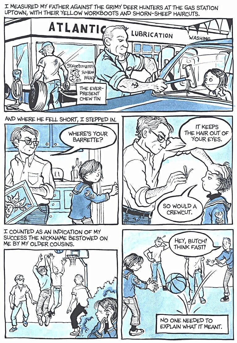 page 91 of fun home a family tragicomic graphic novel