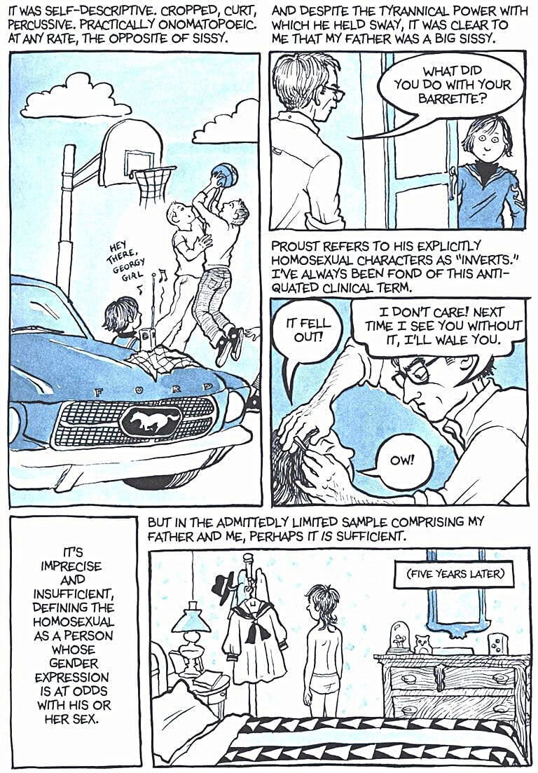 page 92 of fun home a family tragicomic graphic novel
