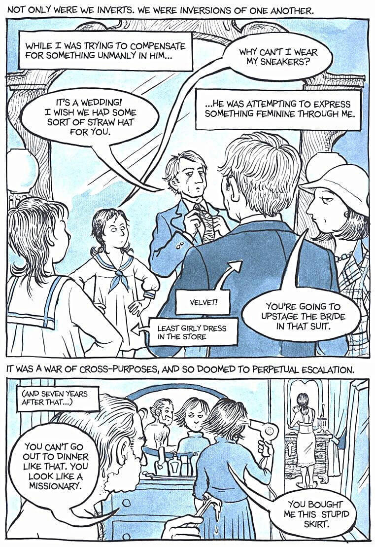 page 93 of fun home a family tragicomic graphic novel