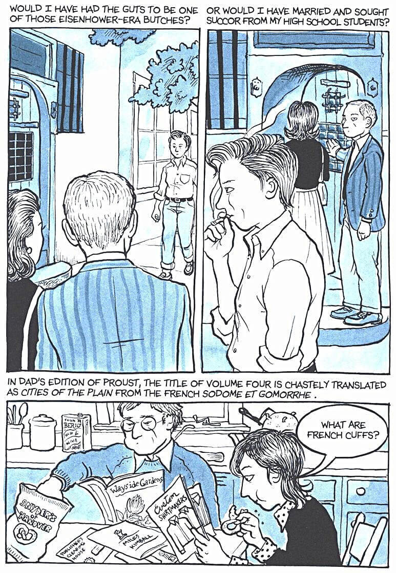 page 102 of fun home a family tragicomic graphic novel