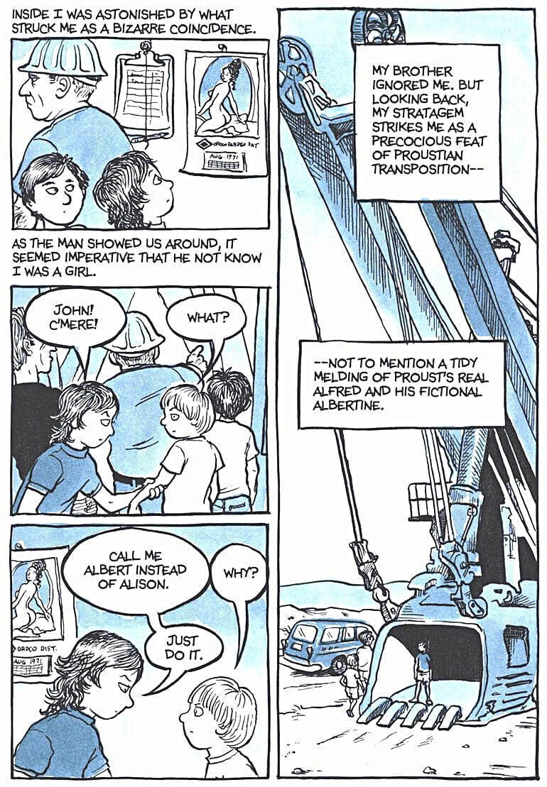 page 107 of fun home a family tragicomic graphic novel