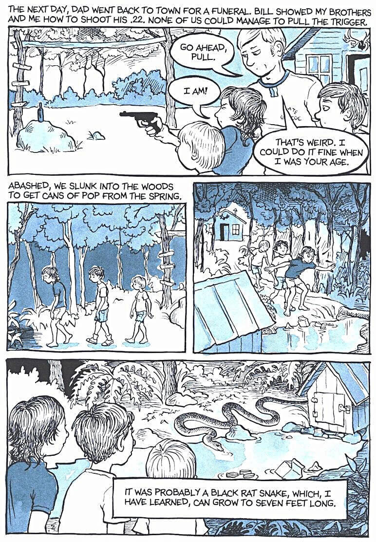 page 108 of fun home a family tragicomic graphic novel