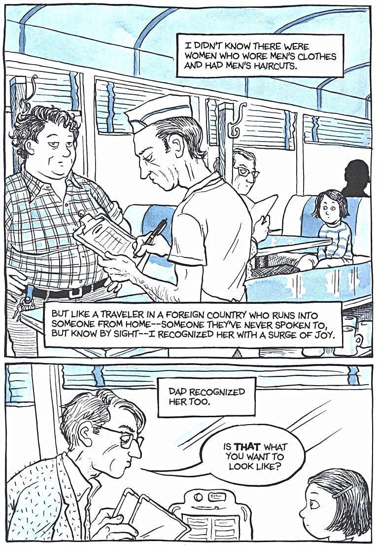 page 112 of fun home a family tragicomic graphic novel