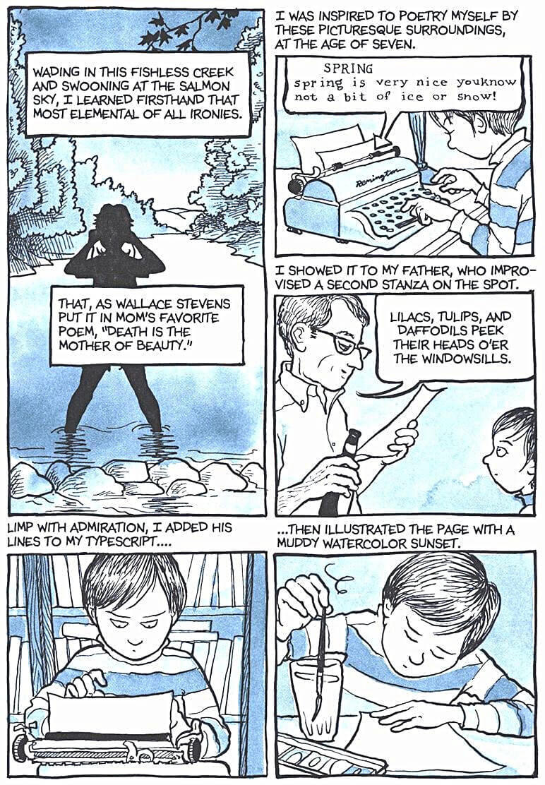 page 122 of fun home a family tragicomic graphic novel