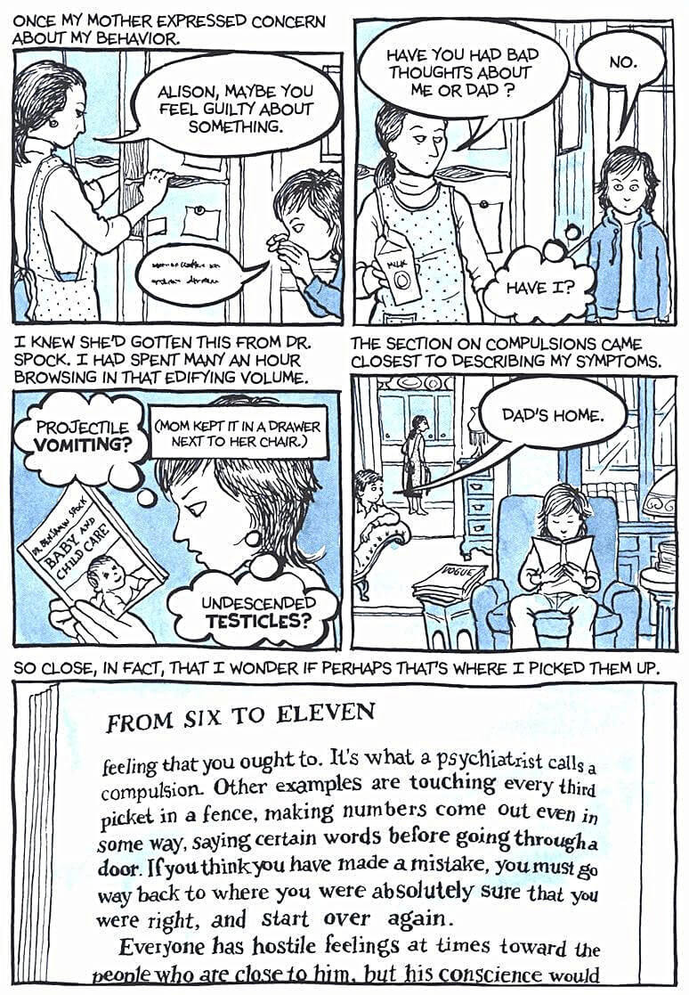 page 131 of fun home a family tragicomic graphic novel