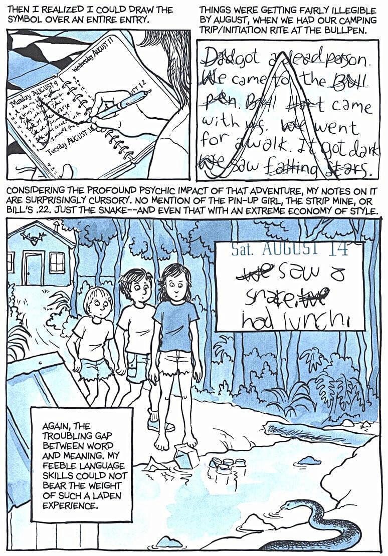 page 136 of fun home a family tragicomic graphic novel