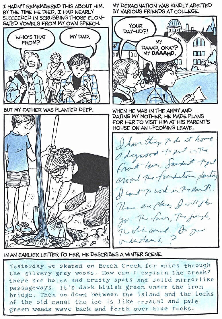 page 138 of fun home a family tragicomic graphic novel