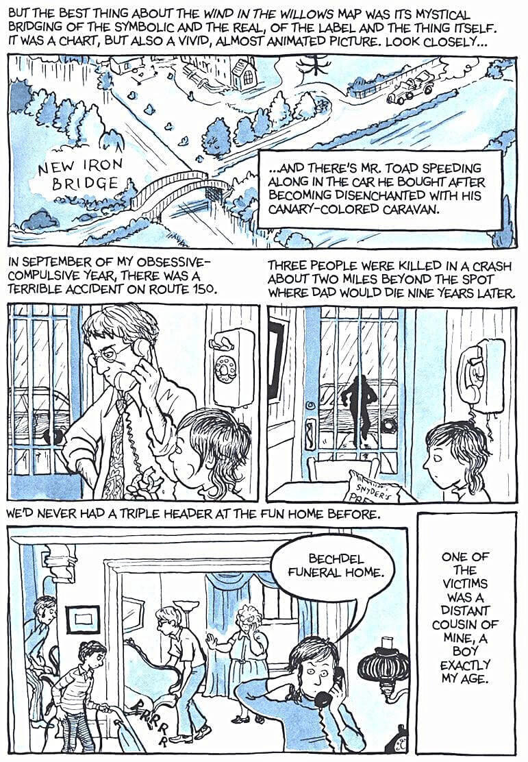 page 140 of fun home a family tragicomic graphic novel