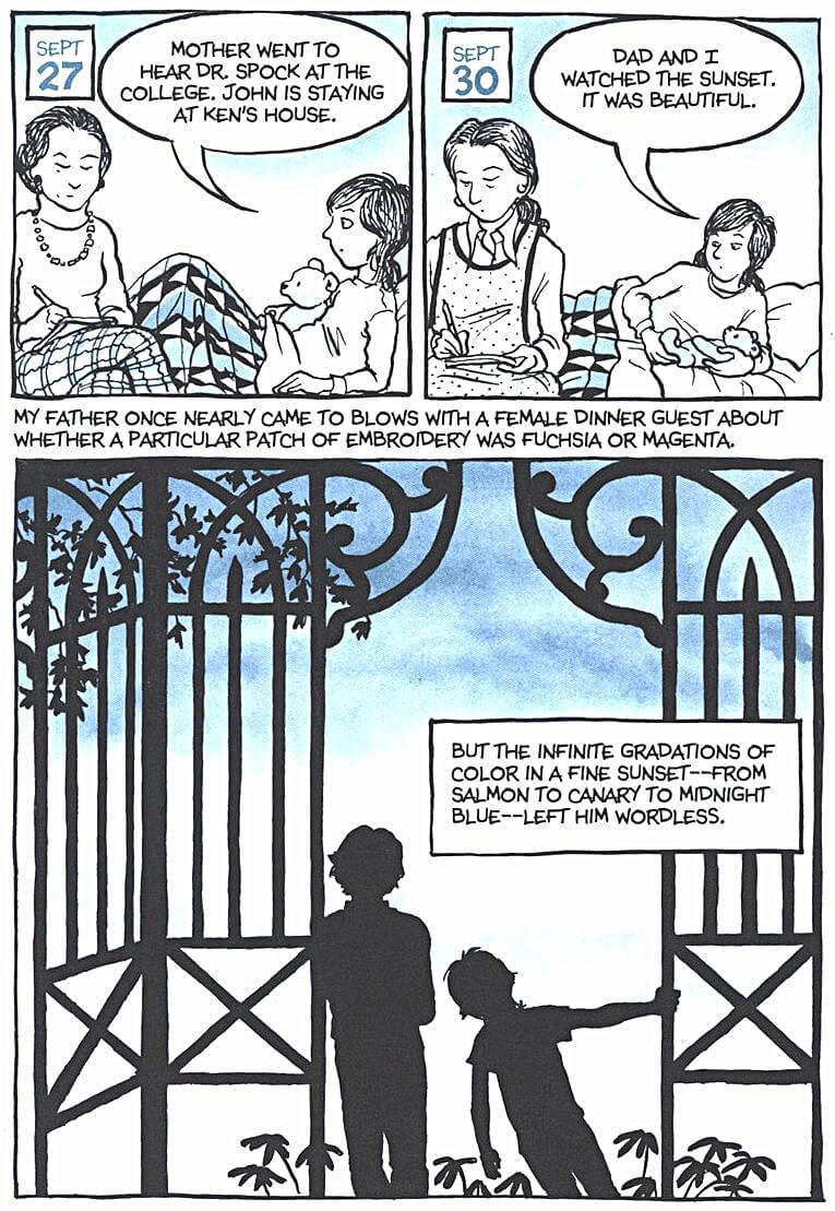 page 143 of fun home a family tragicomic graphic novel