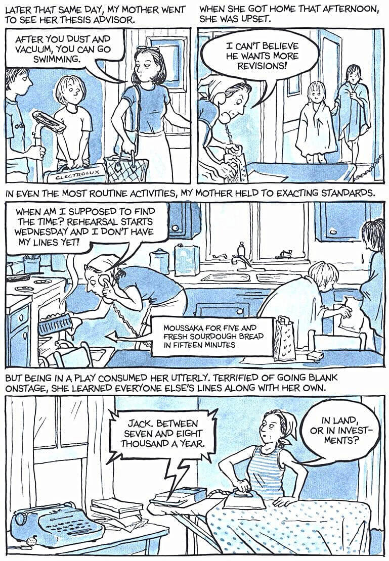 page 155 of fun home a family tragicomic graphic novel