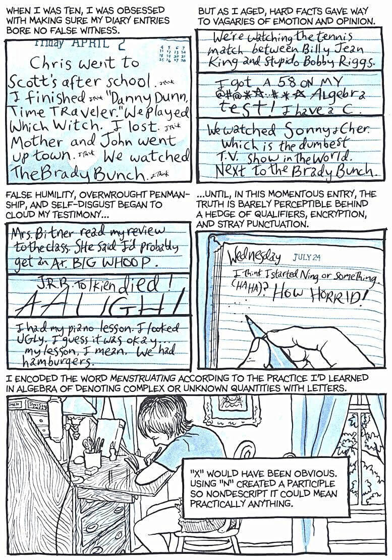 page 161 of fun home a family tragicomic graphic novel