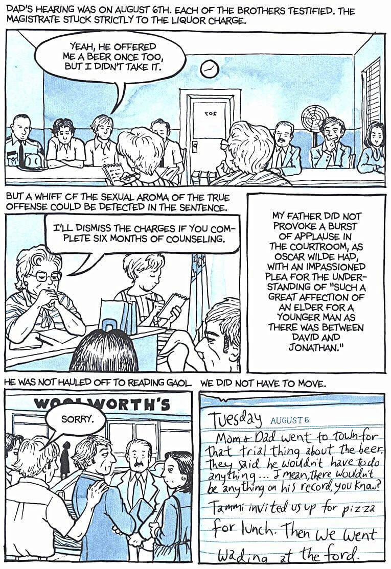 page 172 of fun home a family tragicomic graphic novel