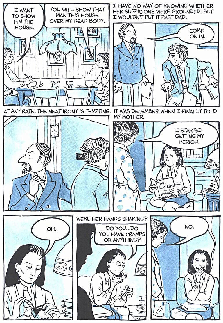 page 177 of fun home a family tragicomic graphic novel