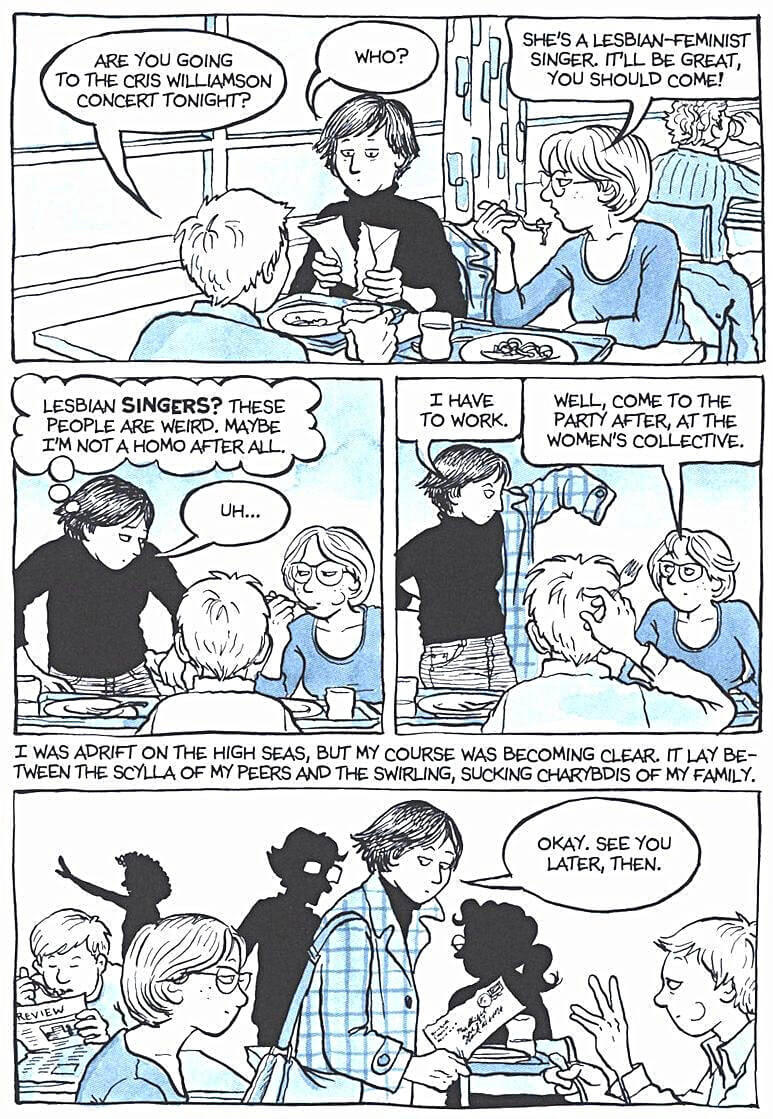 page 204 of fun home a family tragicomic graphic novel