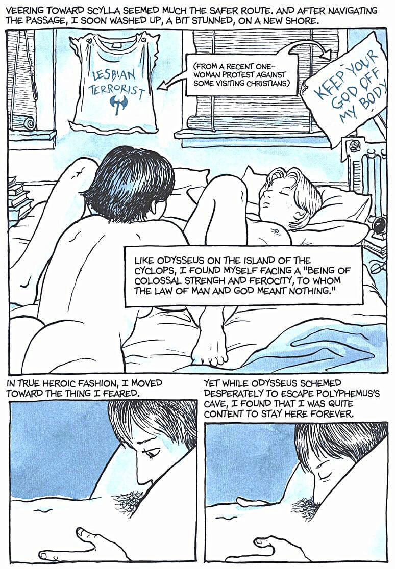 page 205 of fun home a family tragicomic graphic novel