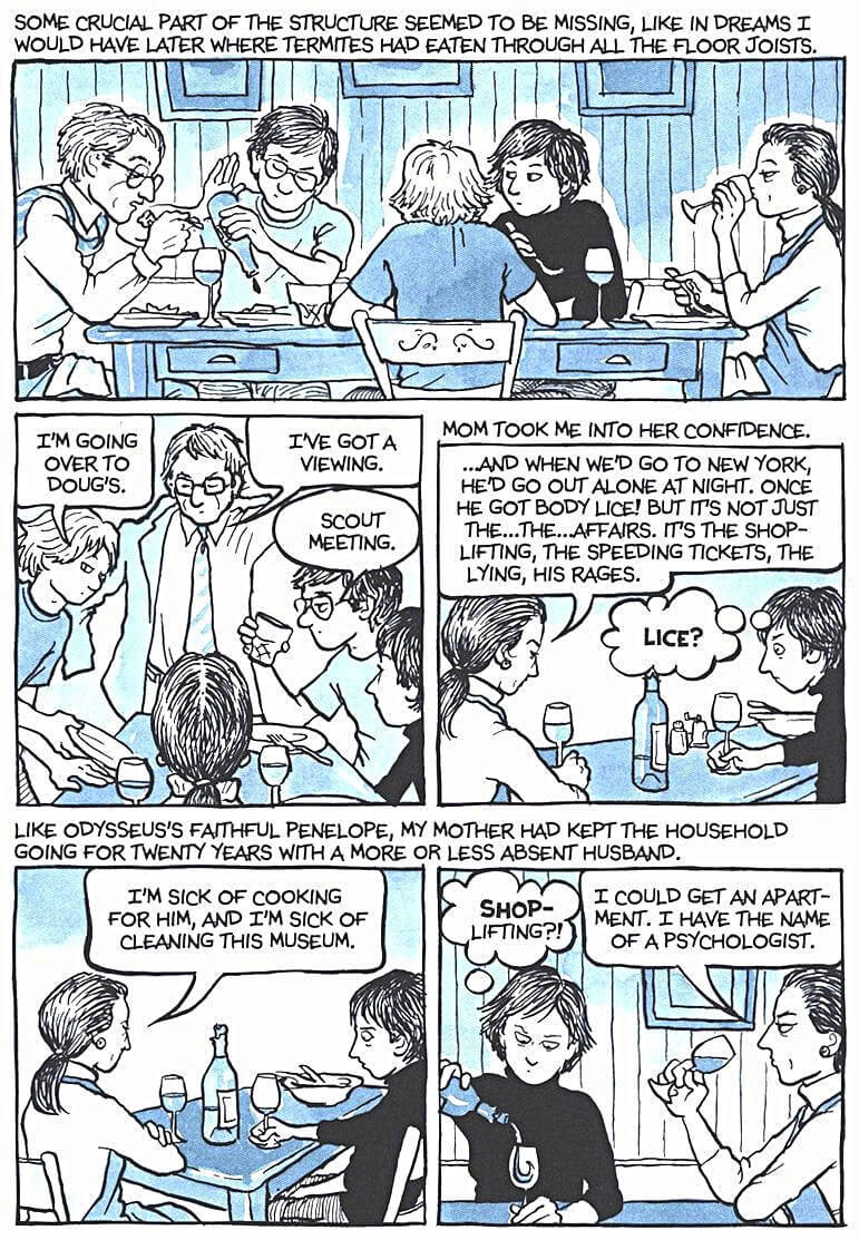 page 207 of fun home a family tragicomic graphic novel