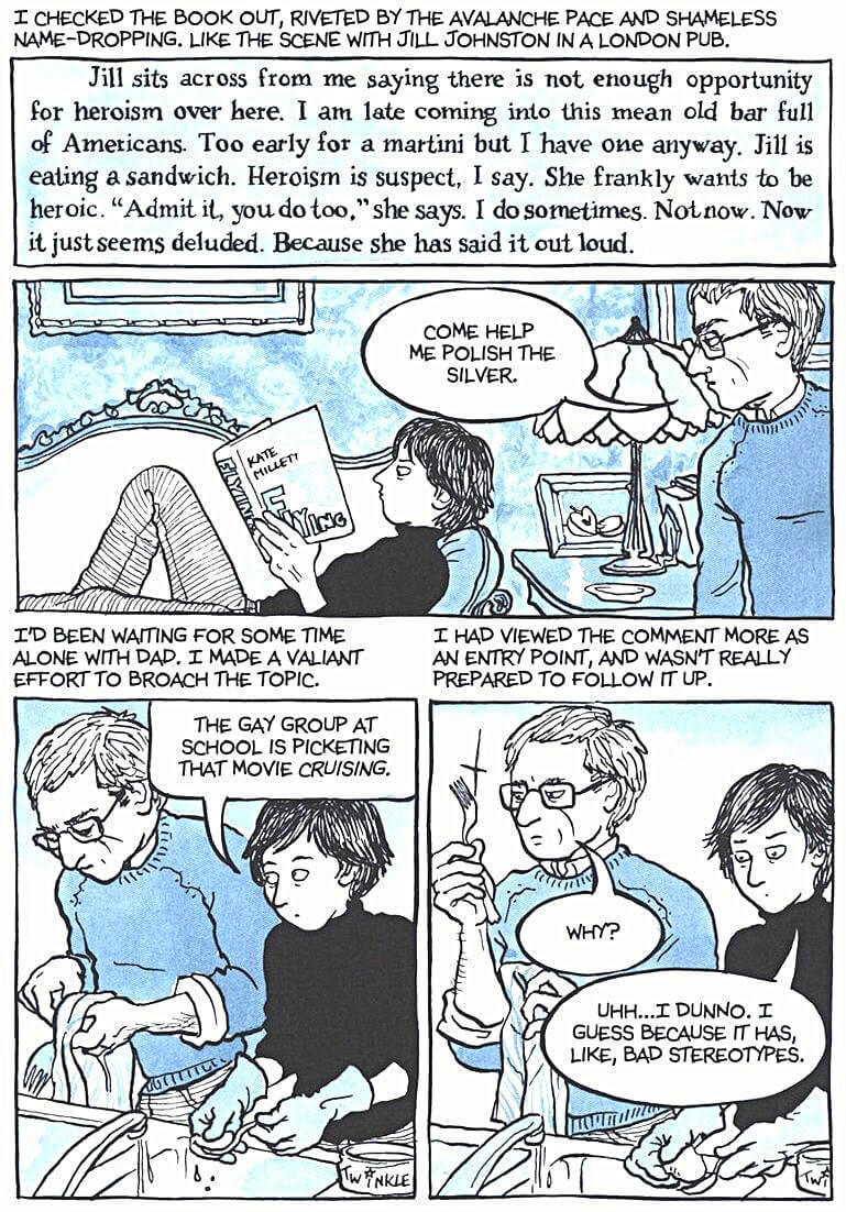 page 209 of fun home a family tragicomic graphic novel