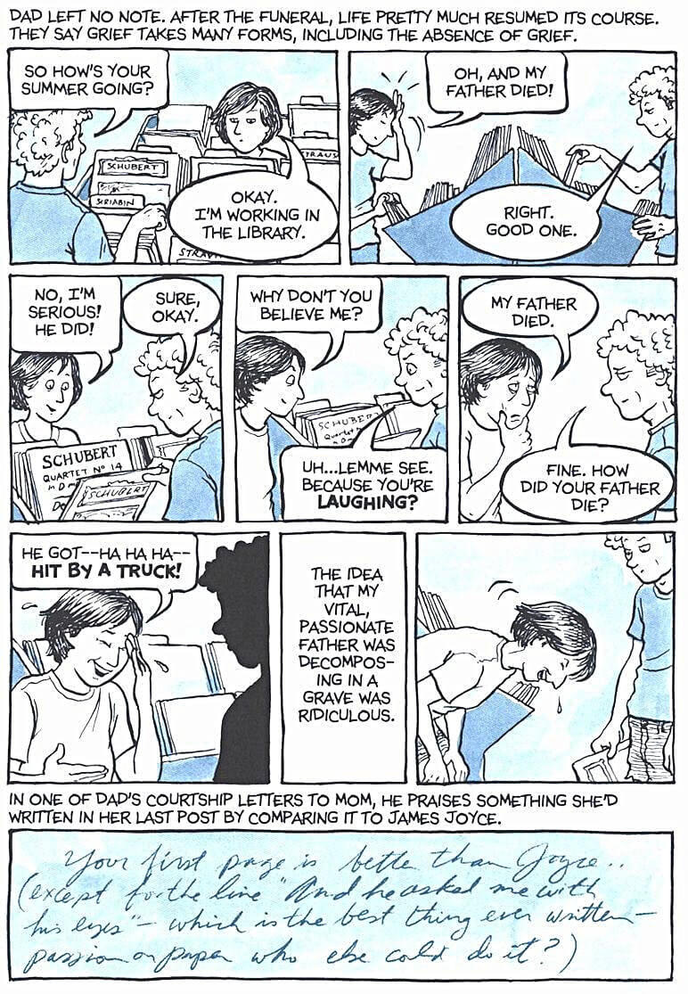 page 218 of fun home a family tragicomic graphic novel