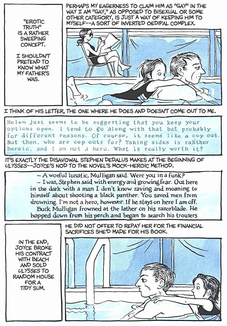 page 221 of fun home a family tragicomic graphic novel