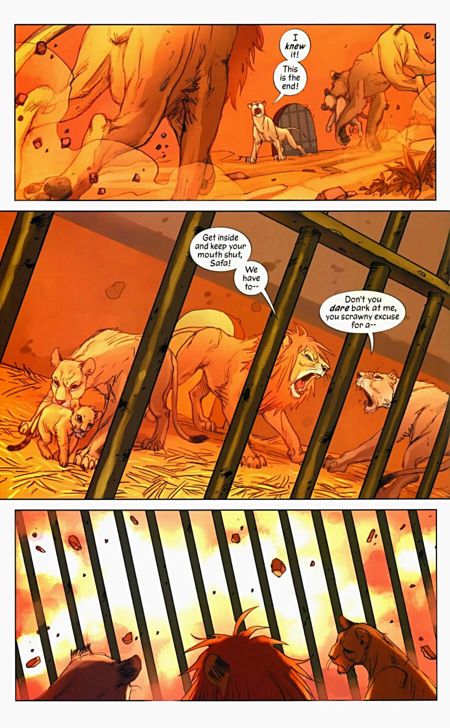 page 20 of pride of baghdad graphic novel