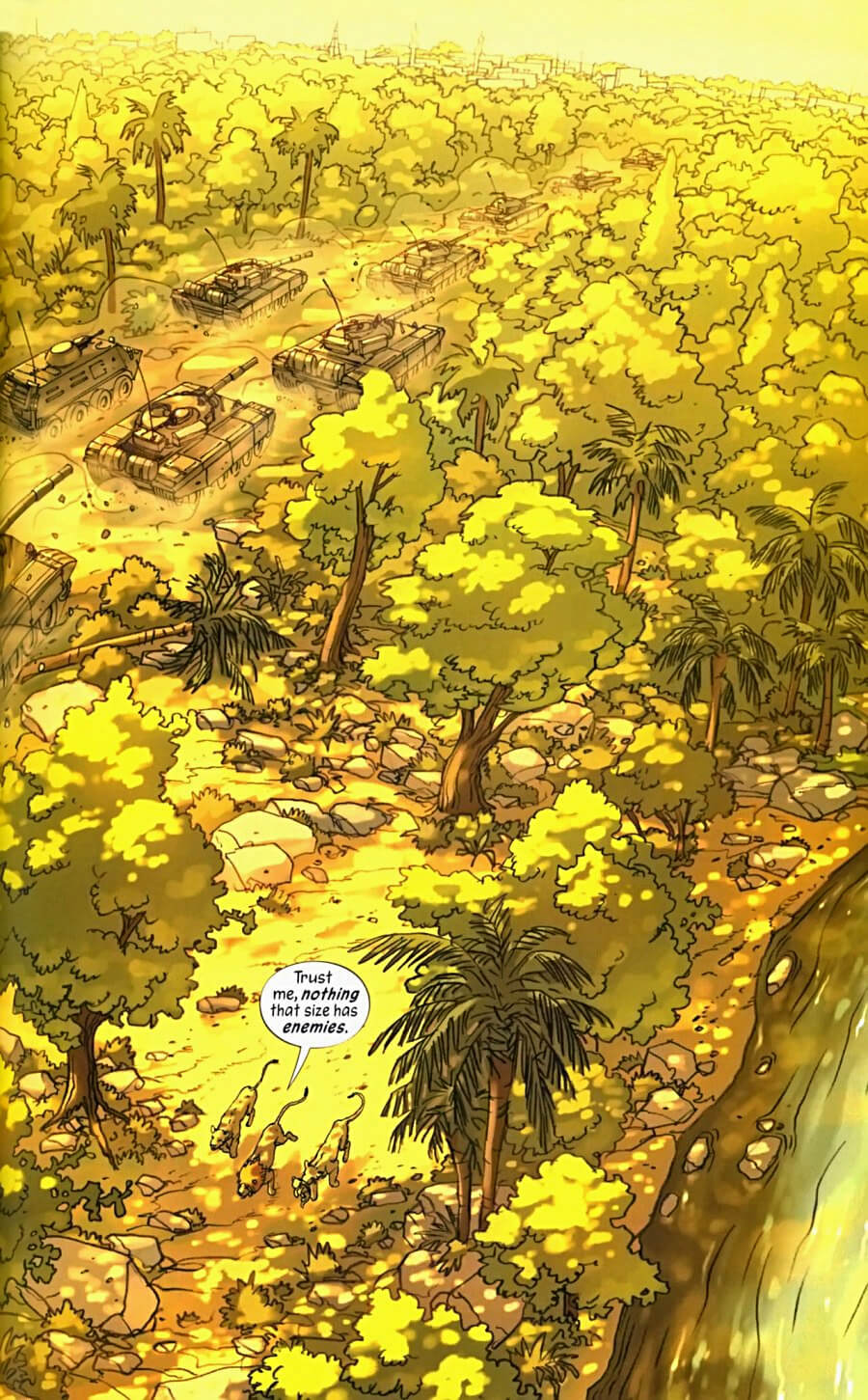 page 60 of pride of baghdad graphic novel
